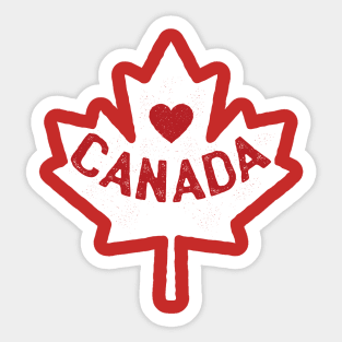 Love Canada Sticker